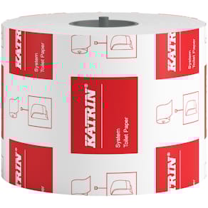 Toiletpapir Katrin System 2-lag, hvid, 99 mm x 92 m, 36 rl
