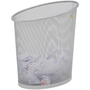 Papperskorg ALBA 20L silver
