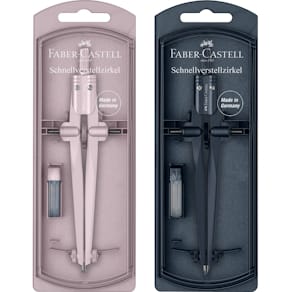 Schnellverstellzirkel Faber-Castell Stream 2025, sortiert