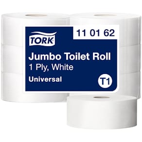 Toalettpapper TORK Jumbo Advanced T1, 1-lag, 500m, 6/fp