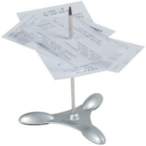 Zettelspießer Q-CONNECT, silber