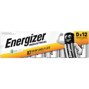 Batteri Ind. Alk D LR20 12p