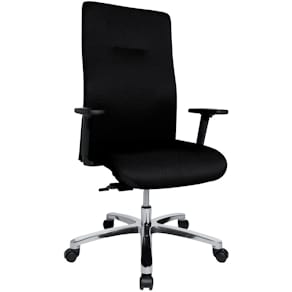 Drehstuhl Topstar Big Star 20, ALU-Fußkreuz, 150 kg, schwarz