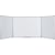 Whiteboard Bi-Office Trio, magnetisch, 150 x 100 cm