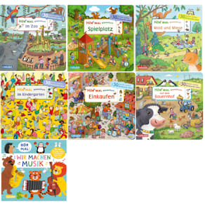 Bilderbuch CARLSEN Wimmelbuch mit Sounds, sortiert