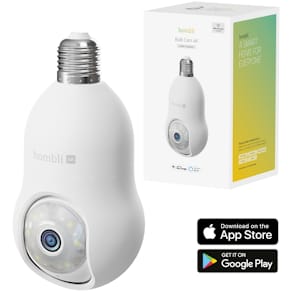 Hombli Smart Bulb Cam 4K, White