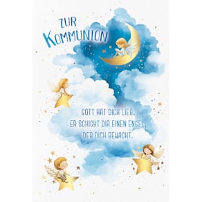 Kommunionskarte Eulzer Geldschein
