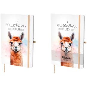Notizbuch FÜR DICH Lucky Friends Lama