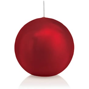 Kugelkerze, 70 mm, rot