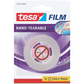 Klebefilm tesa tesafilm, einreißbar, 19 mm x 25 m