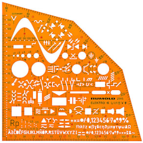 Elektroschablone Rumold, Art. 2915, orange