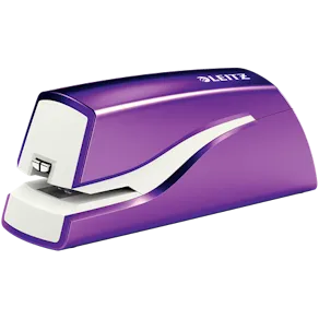 Elhäftare Leitz batteri WOW lila, 10ark