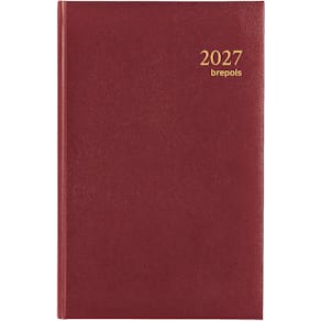 Agenda Brepols Saturnus Lima, bordeaux, 2026