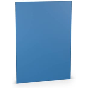 Briefkarte Rössler Paperado, A4, 160 g/m², stahlblau