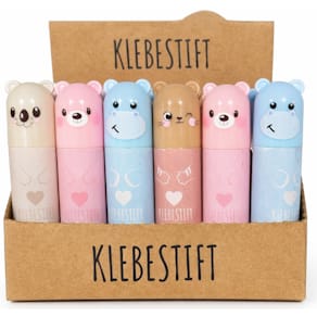 Klebestift LULUBUG, 4-fach sortiert