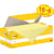Memoblok Post-it Notes, 100 vel, 76 x 76 mm, kanariegeel, 24 st (