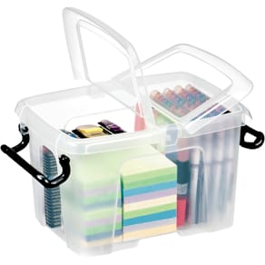 Aufbewahrungsbox Strata Ablagebox HW670, transparent, 6 l