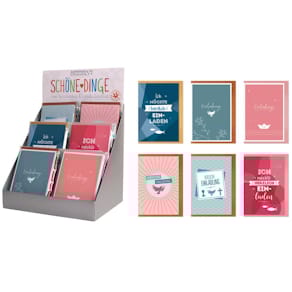 Einladungskarten KOMMA³, Kommunion/Konfirmation, 6 Motive, 30 Stk