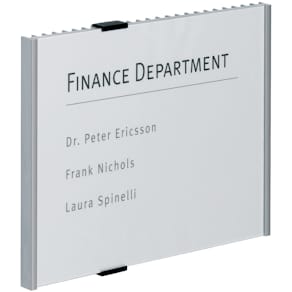 Türschild Durable INFO SIGN, 297 x 210 mm, silbermetallic