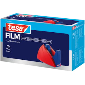 Tischabroller tesa Easy Cut, rot/blau, 66m x 25mm
