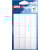 Etiketten Agipa, wit, etui, 15 x 35 mm, 84 stuks