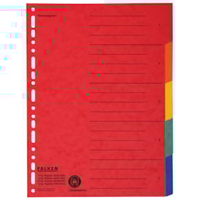 Farbregister Falken, A4, 5-teilig