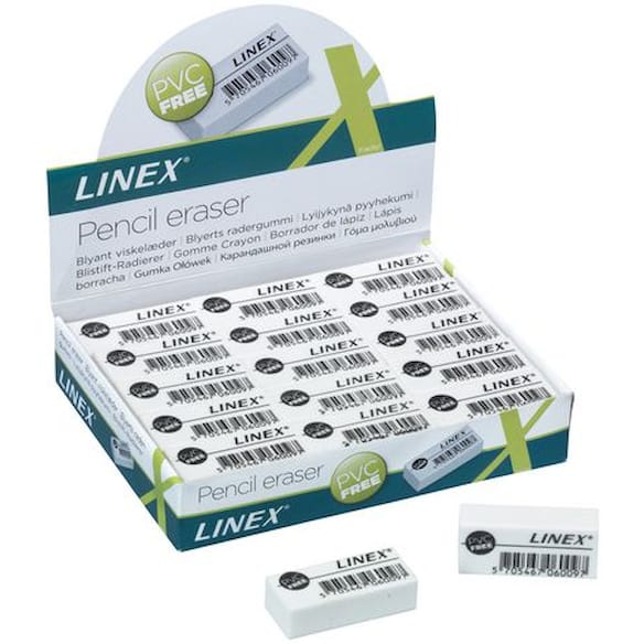 Viskelær LINEX hvit (30)