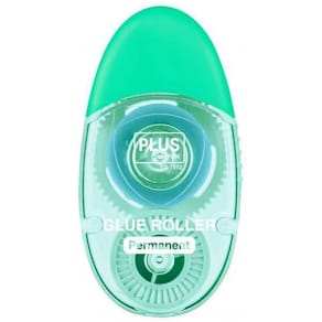 Kleberoller PLUS JAPAN Mini, 6 mm x 12 m, grün