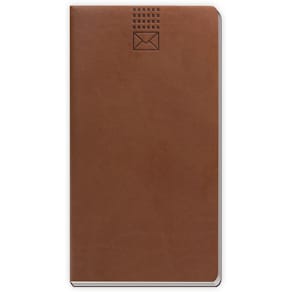 Adressbuch Trötsch Soft Slim, braun