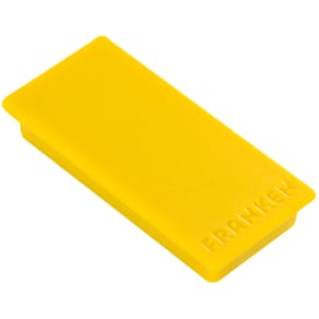Magnet FRANKEN, 23 x 50 mm, gelb