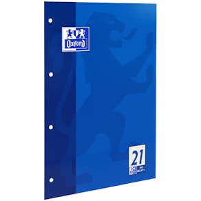 Arbeitsblock Oxford A4, 50 Blatt, liniert, Lineatur 21