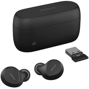 Kopfhörer Jabra Evolve2 Buds, USB-A MS, schwarz