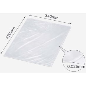 Topark LDPE 25 µm, 420 x 340 mm, transparent