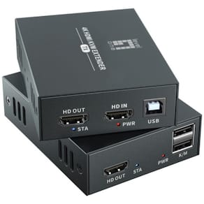 HDMI Extender LevelOne HVE-8111, 100 m, USB, Set
