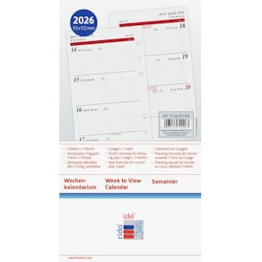 Wochenplan RIDO Timing 2, 2026