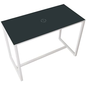 Stehtisch Paperflow EasyDesk, weiß/anthrazit, 150 x 110 x 75 cm