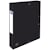 Elastobox Elba Oxford Top File+, rug 4 cm, zwart, A4
