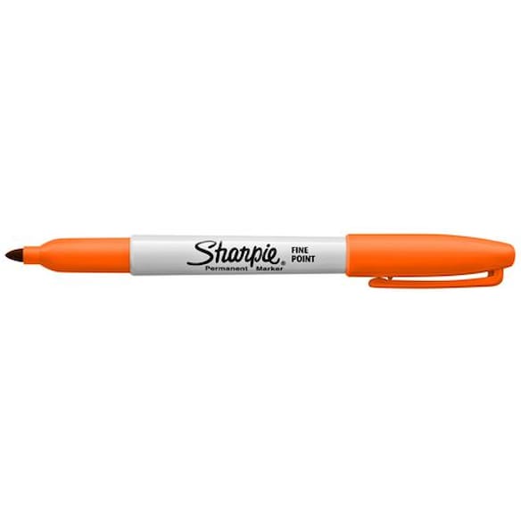 Merkepenn SHARPIE F 0,9mm oransje