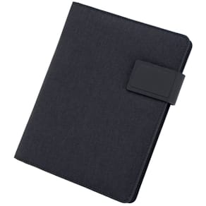 Schreibmappe ALASSIO A4, Magnetverschluss, anthrazit