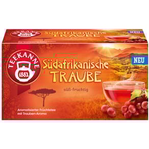 Früchtetee TEEKANNE Südafrikanische Traube, 18 Beutel