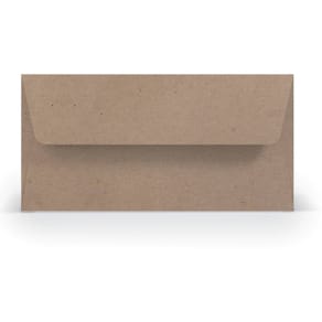Briefumschlag Rössler Paperado DL, kraft