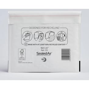 Boblekonvolutt Mail Lite CD 18x16cm