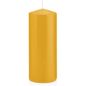 Stumpenkerze Noname, gelb, 60 x 150 mm, Brenndauer 55,5 Stunden