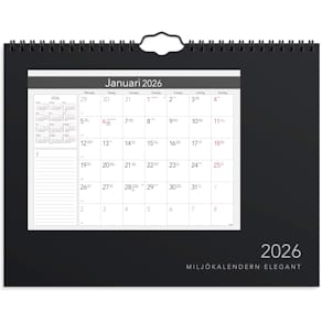Väggkalender 2026 Elegant