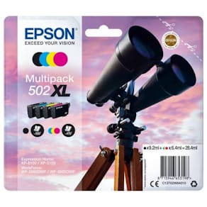 Tintenpatronen Multipack Epson 502XL, schwarz/cyan/magenta/gelb
