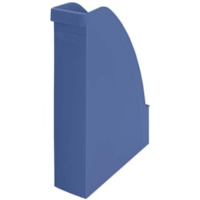 Tidsskriftsamler Leitz Recycle, blå karton, 6 stk