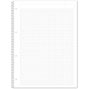 Collegeblock URSUS STYLE, A4, 80 Blatt, kariert, weiß