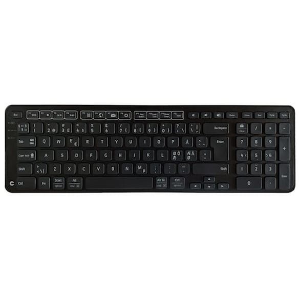 Tastatur CONTOUR Balance trådløs sort