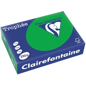Gekleurd papier Clairefontaine Trophée Intens, A4, 210 g, 250 vel