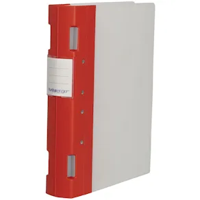 Gaffelpärm Plast KEBAErgo A4 Röd/Neutral, 55mm